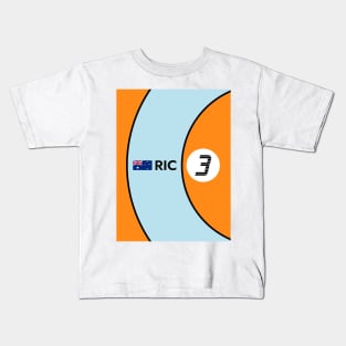 F1 2021 - #3 Ricciardo [Monaco] Kids T-Shirt